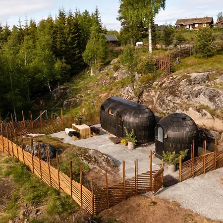 Telt 2: Nattskyen - Glamping - Mjosa-utsikt - 30 Min Osl * Eina